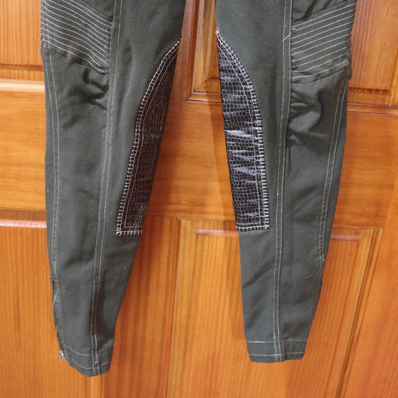 Gho Dho Green Riding Breeches Pants Skinny 28 Equestrian - Picture 6 of 15